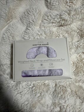 Lavender Weighted Neck Wrap and Pillowcase Set